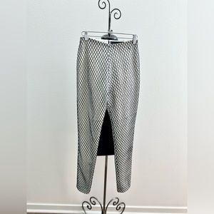 Elegant Black and White Women's Pants